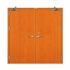 Picture of Powder coating 90 minutes fire proofing steel wooden fire door with perlite filling