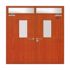 Picture of powder coating UL steel door for 90 minutes fire proofing with perlite filling